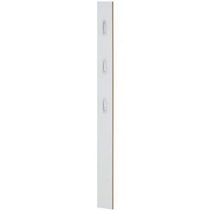 uno Garderobenpaneel  Bent ¦ weiß ¦ Spanplatte ¦ Maße (cm): B: 15 H: 170 T: 4