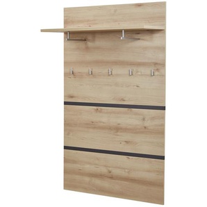 uno Garderobenpaneel  Lennox ¦ holzfarben ¦ Holzwerkstoff ¦ Maße (cm): B: 96 H: 147 T: 30.0