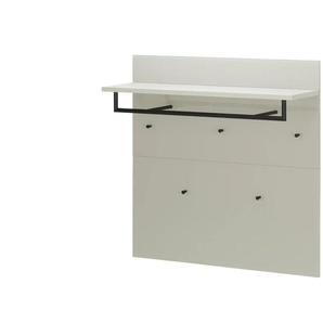 uno Garderobenpaneel Levi ¦ beige ¦ Holzwerkstoff,Glas ¦ Maße (cm): B: 97 H: 96 T: 30.0