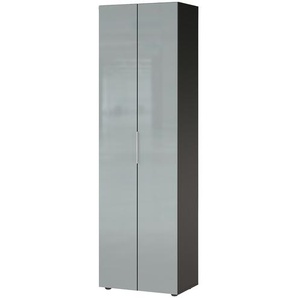 uno Garderobenschrank   Gani  ¦ grau ¦ Maße (cm): B: 59 H: 197 T: 40.0