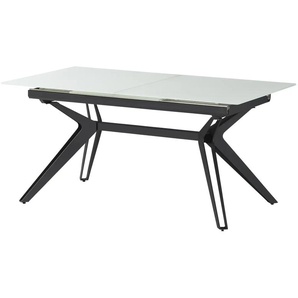 uno Glastisch  ausziehbar Jaden ¦ weiß ¦ Maße (cm): B: 90 H: 76