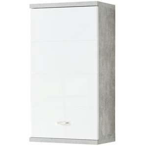 uno Hängeschrank  Polsensee ¦ grau ¦ Maße (cm): B: 38 H: 71 T: 23.0