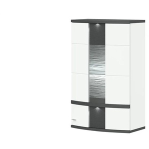 uno Hängevitrine   Gabbro ¦ weiß ¦ Maße (cm): B: 75 H: 121 T: 42.0