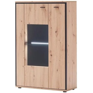 uno Highboard  Argon ¦ holzfarben ¦ Maße (cm): B: 93 H: 142 T: 38.0
