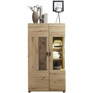 uno Highboard  Madera II ¦ holzfarben ¦ Maße (cm): B: 80 H: 148 T: 37.0
