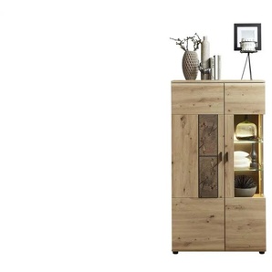 uno Highboard  Madera II ¦ holzfarben ¦ Maße (cm): B: 80 H: 148 T: 37.0