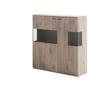 uno Highboard  Prato ¦ holzfarben ¦ Maße (cm): B: 119 H: 120 T: 37.0