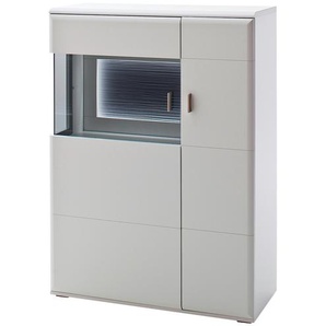 uno Highboard  Ramon ¦ weiß ¦ Maße (cm): B: 90 H: 124 T: 38.0