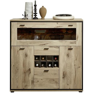uno Highboard  Ruben ¦ holzfarben ¦ Maße (cm): B: 125 H: 125 T: 40.0