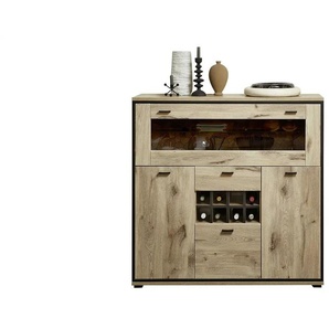 uno Highboard  Ruben ¦ holzfarben ¦ Maße (cm): B: 125 H: 125 T: 40.0