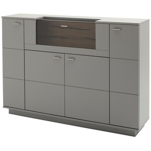 uno Highboard  Sella ¦ grau ¦ Maße (cm): B: 160 H: 113 T: 38