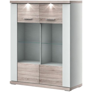 uno Highboard   Titan ¦ holzfarben ¦ Maße (cm): B: 106 H: 131 T: 42.0