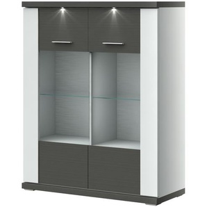 uno Highboard   Titan ¦ grau ¦ Maße (cm): B: 106 H: 131 T: 42.0