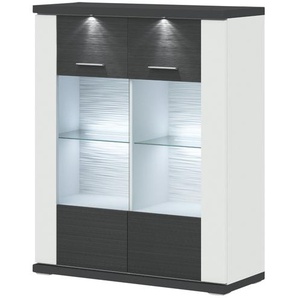 uno Highboard   Titan ¦ grau ¦ Maße (cm): B: 106 H: 131 T: 42.0