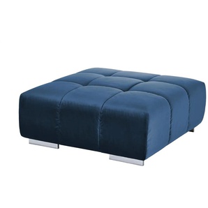 uno Hocker aus Samt Origo ¦ blau ¦ Maße (cm): B: 103 H: 42 T: 103.0