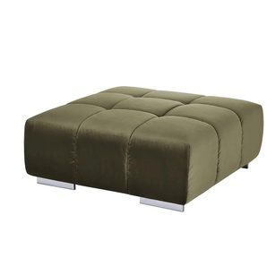 uno Hocker aus Samt  Origo ¦ grün ¦ Maße (cm): B: 103 H: 42 T: 103.0