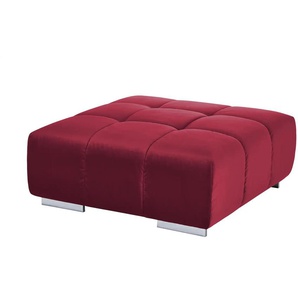 uno Hocker aus Samt  Origo ¦ rot ¦ Maße (cm): B: 103 H: 42 T: 103.0