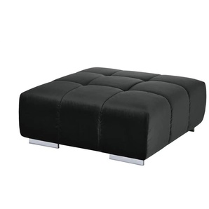 uno Hocker aus Samt  Origo ¦ schwarz ¦ Maße (cm): B: 103 H: 42 T: 103.0
