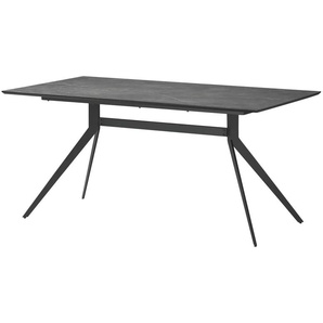 uno HPL-Esstisch in Keramik-Optik Torben ¦ grau ¦ Maße (cm): B: 90 H: 76