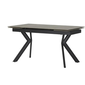uno Keramiktisch ausziehbar Gerald ¦ grau ¦ Maße (cm): B: 80 H: 76
