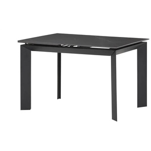 uno Keramiktisch ausziehbar Grazia ¦ grau ¦ Maße (cm): B: 80 H: 76