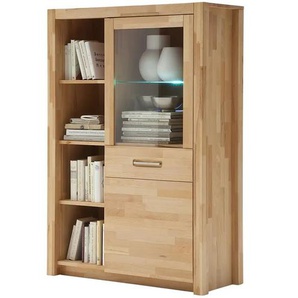 uno Kombi-Highboard  Franjo ¦ holzfarben ¦ Maße (cm): B: 98 H: 145 T: 40.0