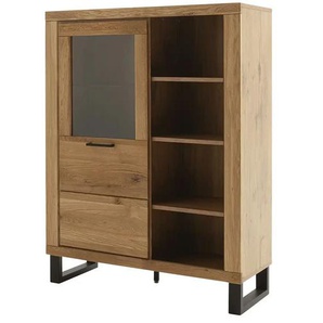 uno Kombi-Highboard  Kain ¦ holzfarben ¦ Maße (cm): B: 108 H: 140 T: 40.0