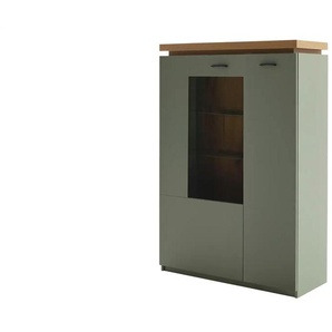 uno Kombi-Highboard  Moniz ¦ grün ¦ Maße (cm): B: 98 H: 143 T: 38.0