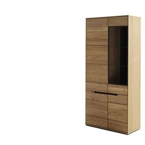 uno Kombi-Vitrine  Yaya ¦ holzfarben ¦ Maße (cm): B: 93 H: 196 T: 41.0