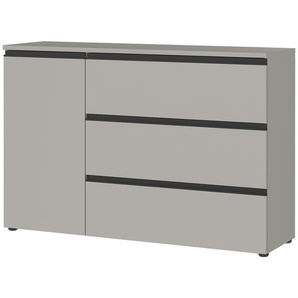 uno Sideboard  Beta ¦ grau ¦ Maße (cm): B: 135 H: 91 T: 41.0