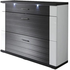 uno Kommode  Titan ¦ grau ¦ Maße (cm): B: 129 H: 108 T: 42.0