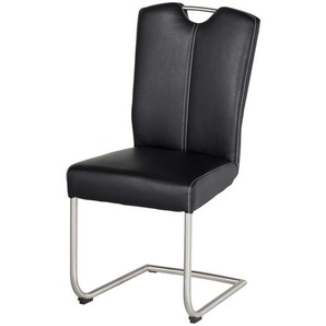 uno Kunstleder-Schwingstuhl  Sean 2 ¦ schwarz ¦ Maße (cm): B: 45 H: 98 T: 56