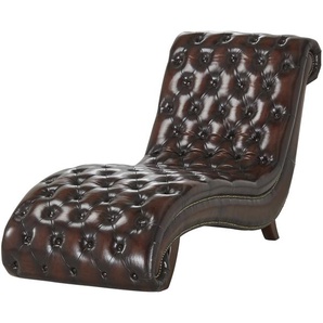 uno Liege  Chesterfield ¦ braun ¦ Maße (cm): B: 72 H: 95 T: 184