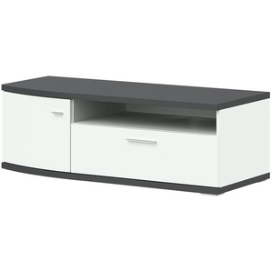 uno Lowboard  Gabbro ¦ weiß ¦ Maße (cm): B: 122 H: 41 T: 50.0