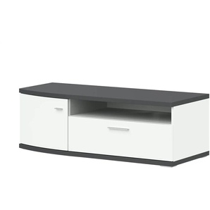 uno Lowboard  Gabbro ¦ weiß ¦ Maße (cm): B: 122 H: 41 T: 50.0