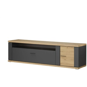 uno Lowboard  Titan 24 ¦ holzfarben ¦ Maße (cm): B: 215 H: 60 T: 52.0