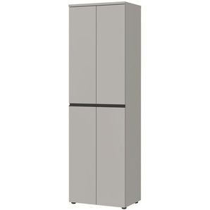 uno Mehrzweckschrank  Beta ¦ grau ¦ Maße (cm): B: 59 H: 194 T: 41.0