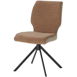 uno Esszimmerstuhl drehbar Diana ¦ braun ¦ Maße (cm): B: 49 H: 88 T: 63.0