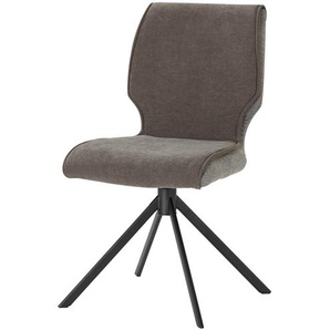 uno Polsterstuhl  Diana ¦ grau ¦ Maße (cm): B: 49 H: 88 T: 63