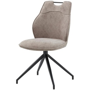 uno Polsterstuhl  drehbar Galeo ¦ braun ¦ Maße (cm): B: 47,5 H: 87,5 T: 59