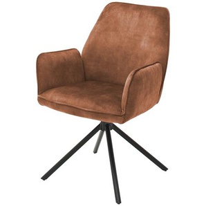 uno Esszimmerstuhl drehbar Ramina ¦ braun ¦ Maße (cm): B: 60 H: 89 T: 64.0