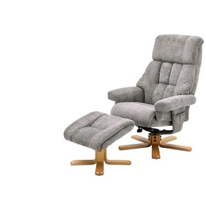 uno Relaxsessel mit Hocker  Frauke ¦ grau ¦ Maße (cm): B: 81 H: 111 T: 84.0