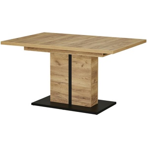 uno Säulentisch  ausziehbar Mona ¦ holzfarben ¦ Maße (cm): B: 90 H: 76