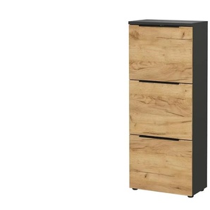 uno Schuhschrak  Groven ¦ grau ¦ Maße (cm): B: 53 H: 130 T: 30.0