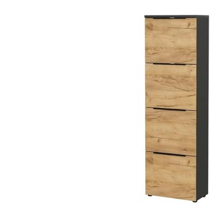 uno Schuhschrak  Groven ¦ grau ¦ Maße (cm): B: 53 H: 171 T: 30.0