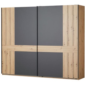 uno Schwebetürenschrank, 2-türig  Zumar ¦ holzfarben ¦ Maße (cm): B: 270 H: 226 T: 60