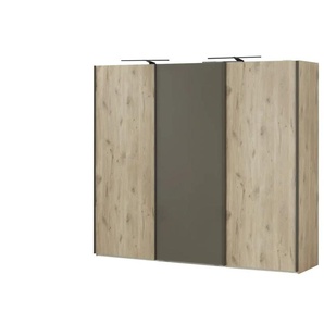 uno Schwebetürenschrank  Delft ¦ holzfarben ¦ Maße (cm): B: 250 H: 217 T: 67.0