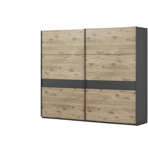 uno Schwebetürenschrank in Viking Oak hell Bilbao ¦ holzfarben ¦ Maße (cm): B: 270 H: 225,5 T: 60.0