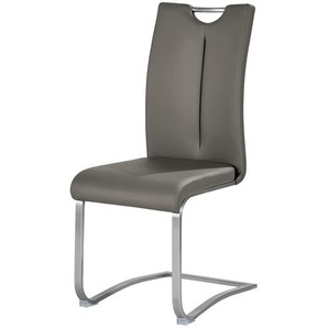 uno Freischwinger mit Griff Vota ¦ grau ¦ Maße (cm): B: 45 H: 102 T: 58.0