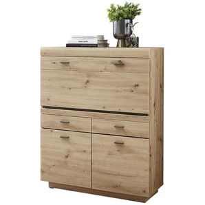 uno Sekretär  Madera II ¦ holzfarben ¦ Maße (cm): B: 98 H: 124 T: 40